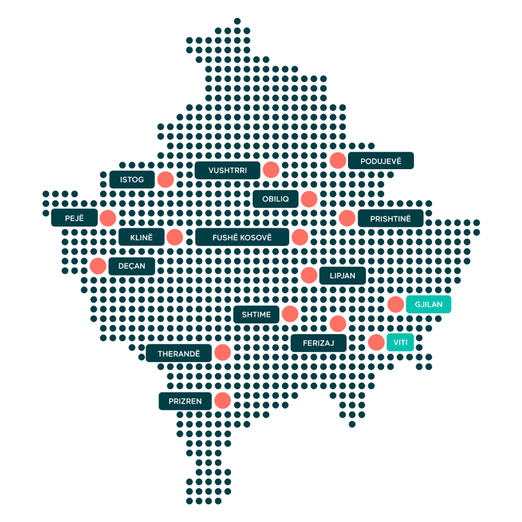 Kujdesi zgjeron shërbimet në Gjilan dhe Viti